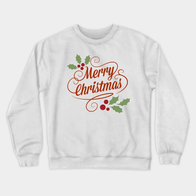 Merry Christmas Crewneck Sweatshirt by Redbooster